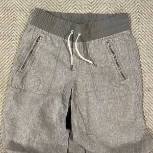 Athleta wide leg Cabo linen pants